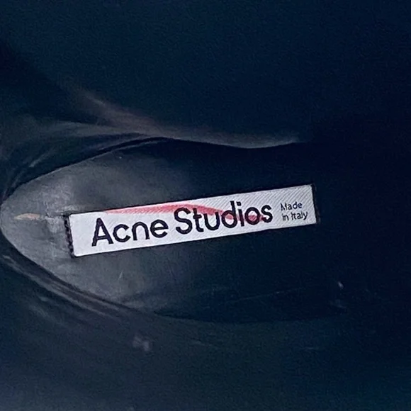 Acne Studios Bezither Leather Knee-High Boots size 37 - Picture 13 of 16